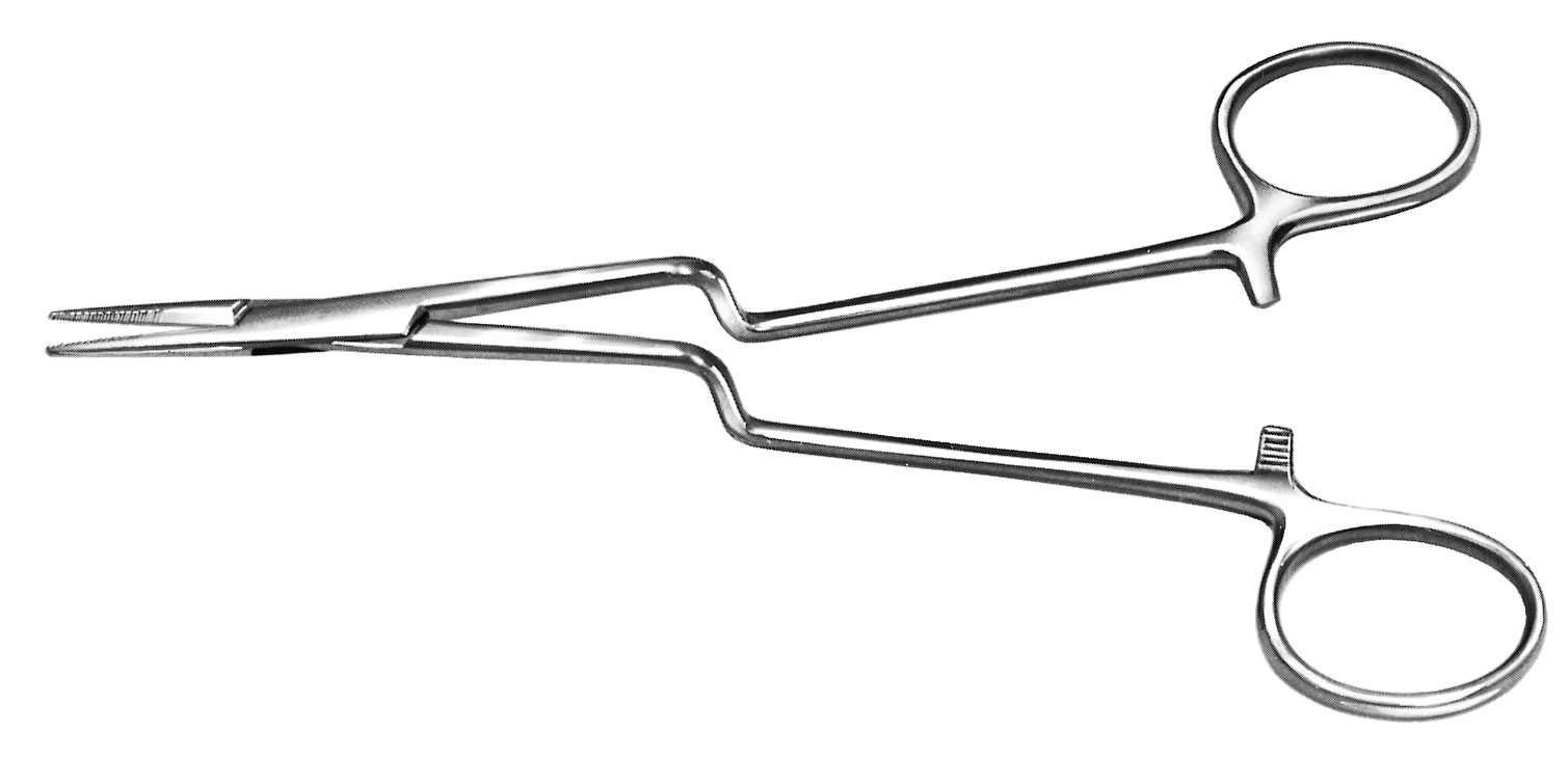 Bayonet Needle Holder, 14.0 Mm Jaws, 6 1/2" (15.5 Cm)
